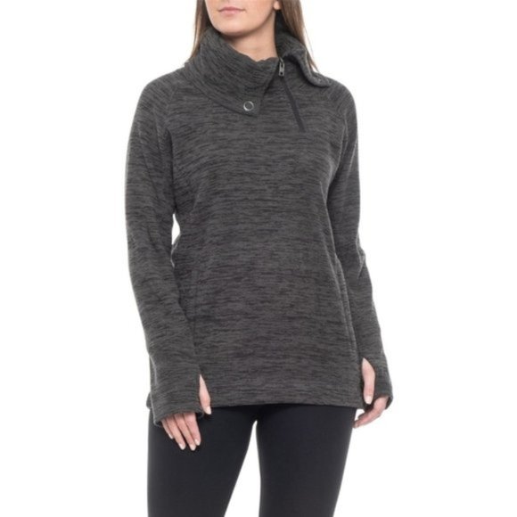 AVALANCHE Brown 1/4 Zip Kamnik Pullover Fleece EUC sz M - Picture 6 of 10